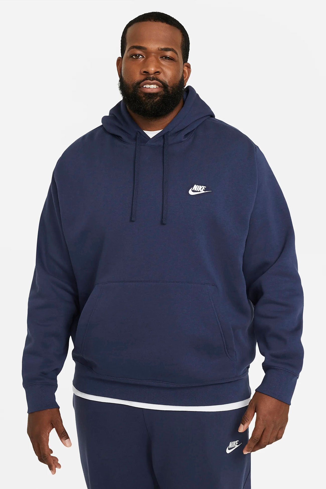 Nike NSW Club Fleece Navy selling DZ3069-498 Street Style Men's Large Pullover Hoodie