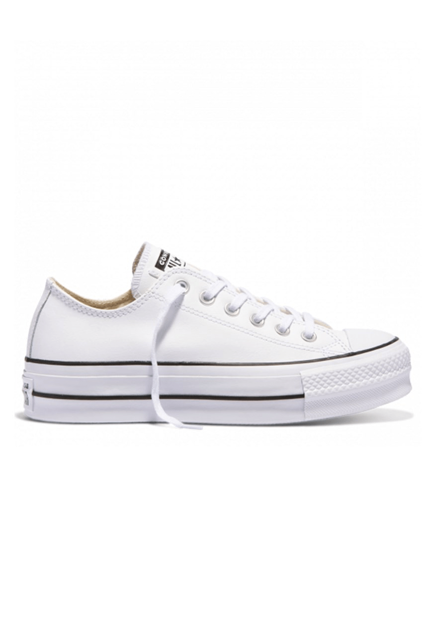 Chuck taylor all star lift clean leather low top online