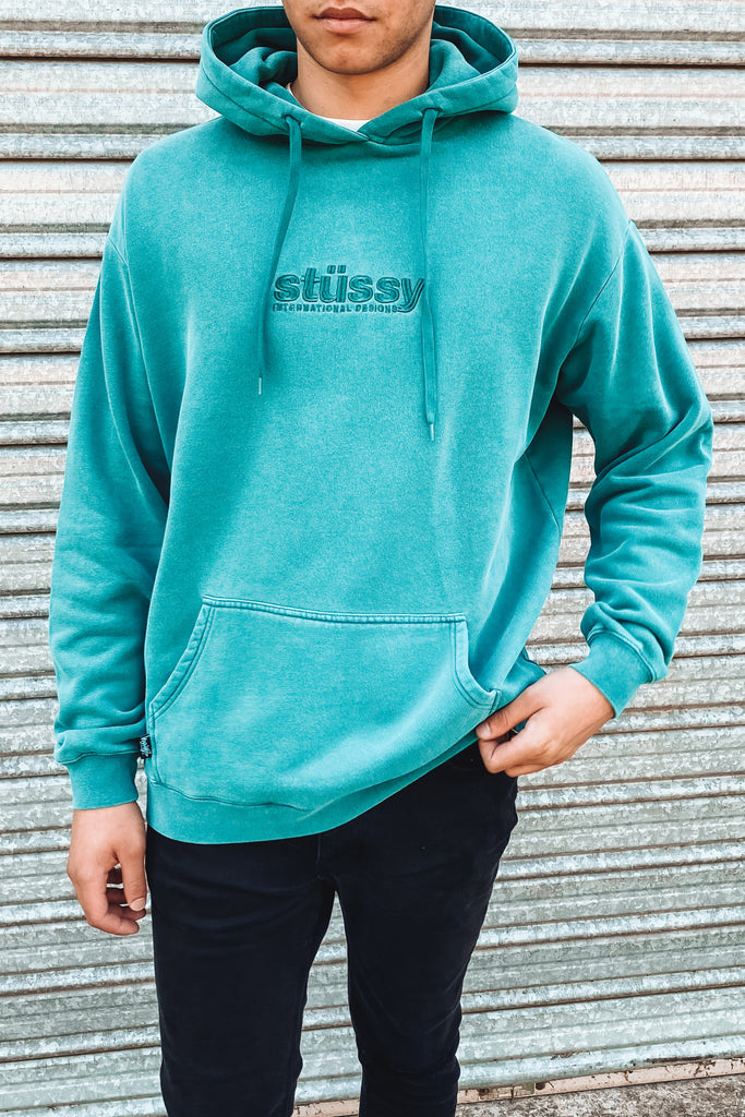 Stussy discount italic hoodie