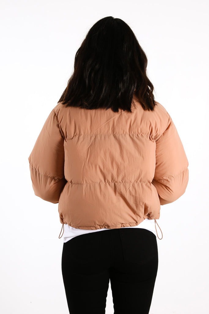 Missguided 2024 mocha puffer