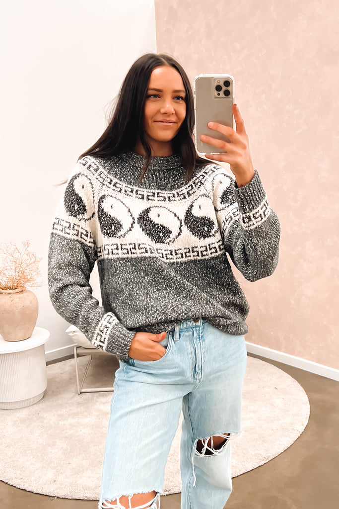 Yin yang sweater madewell hot sale