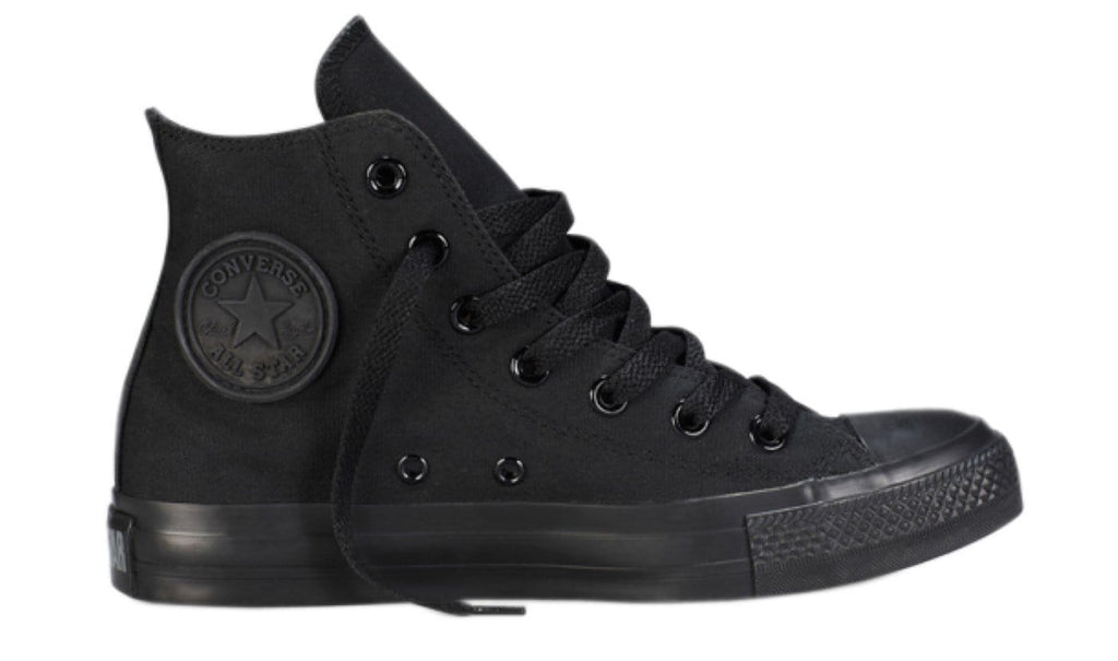 converse monochrome high top