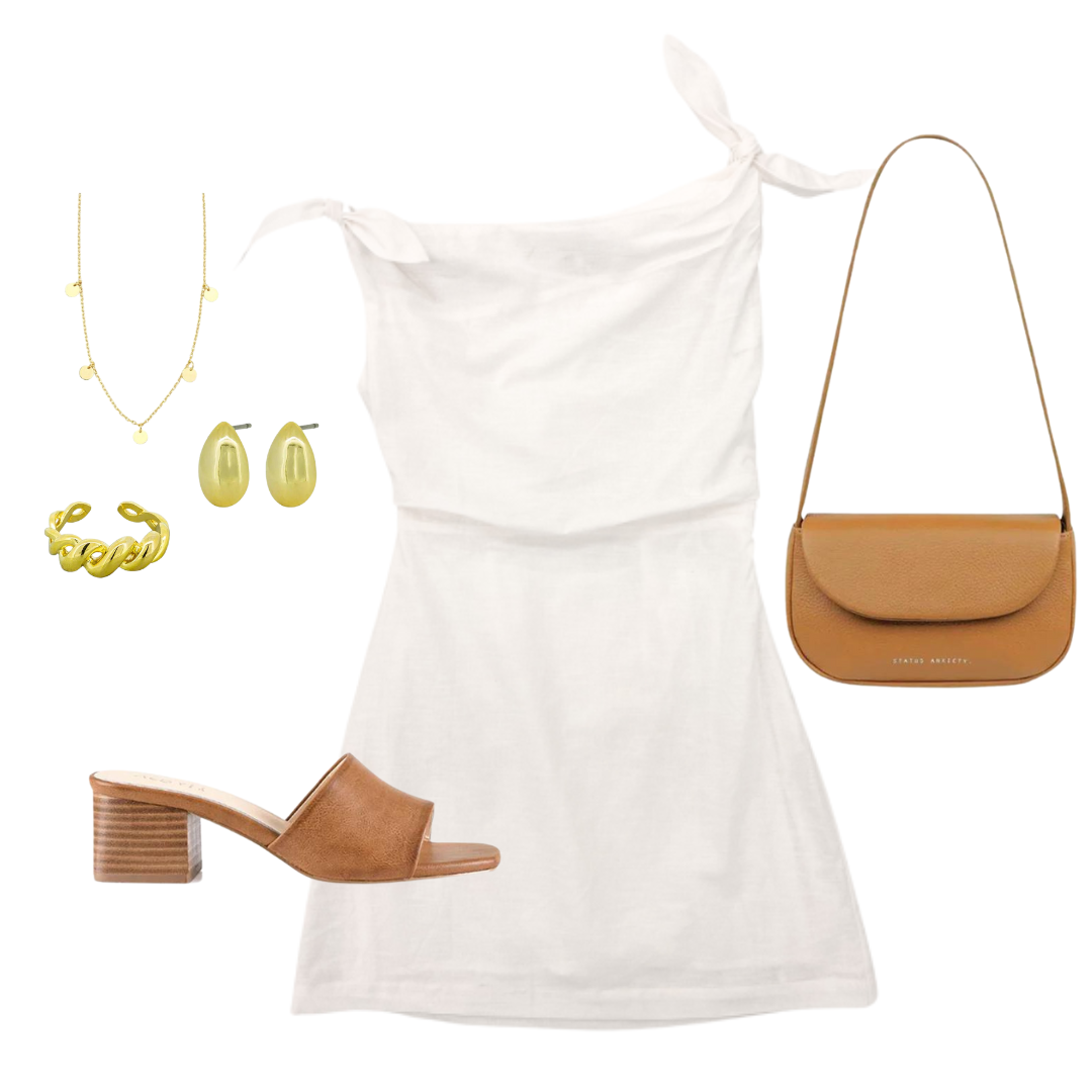 Neela Mini Dress White