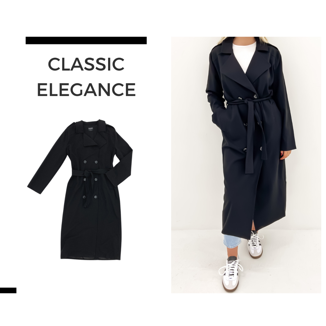 Trench Styling - Classic Elegance