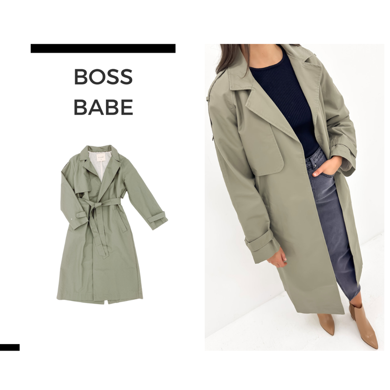 Trench Styling - Boss Babe