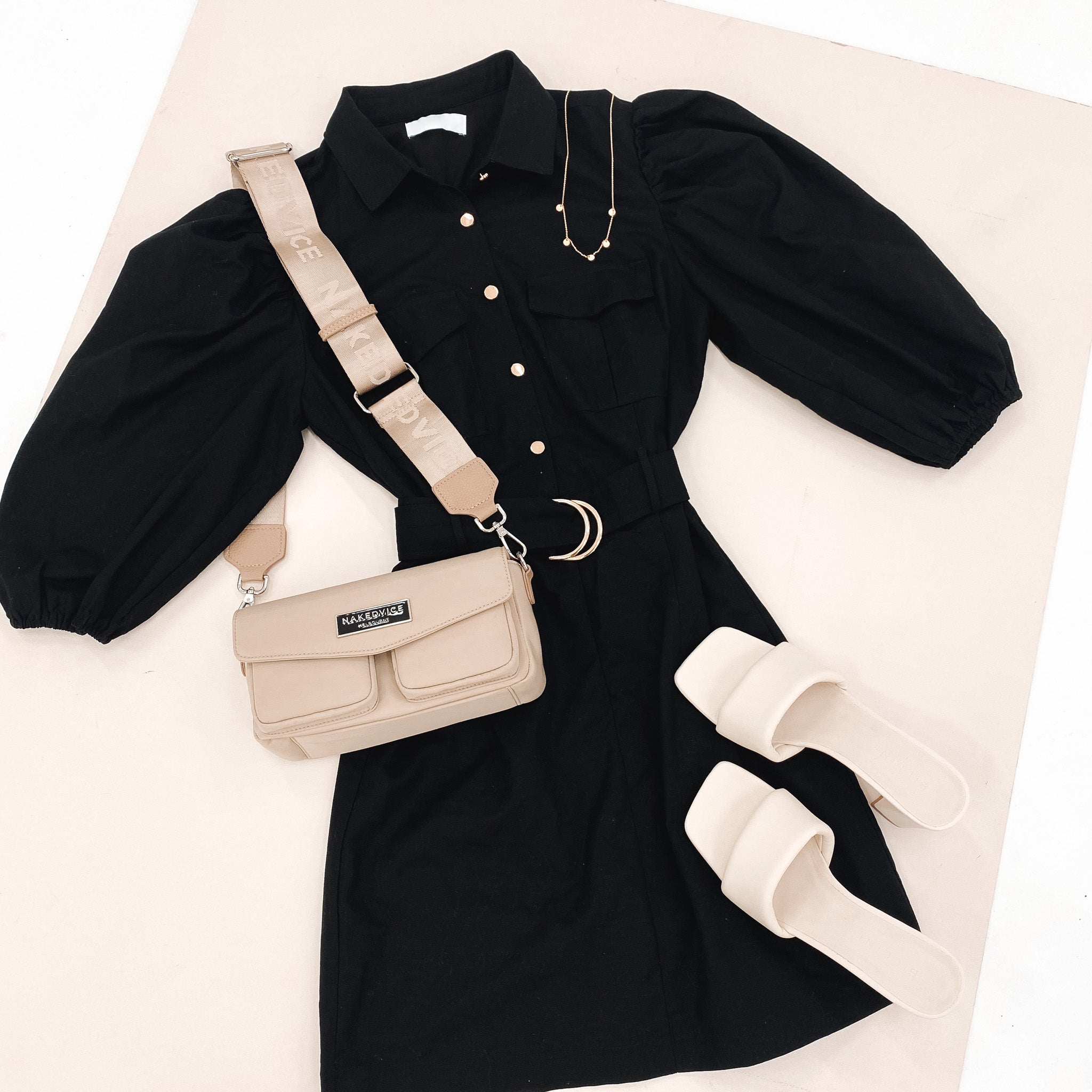 The beautiful Cassidy Mini Dress Black!