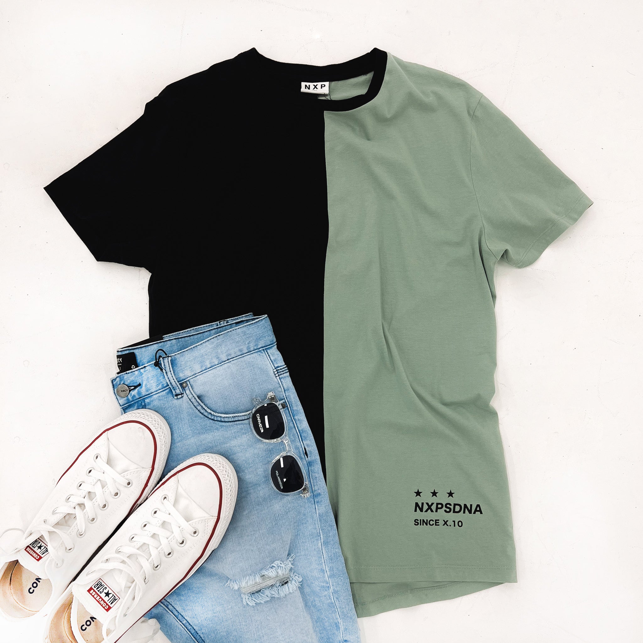 Joker Scoop Back Tee Black Sage