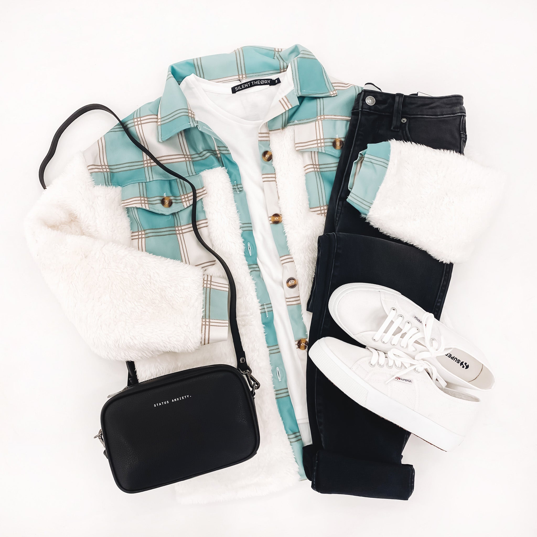 The Myley Fur Jacket Teal