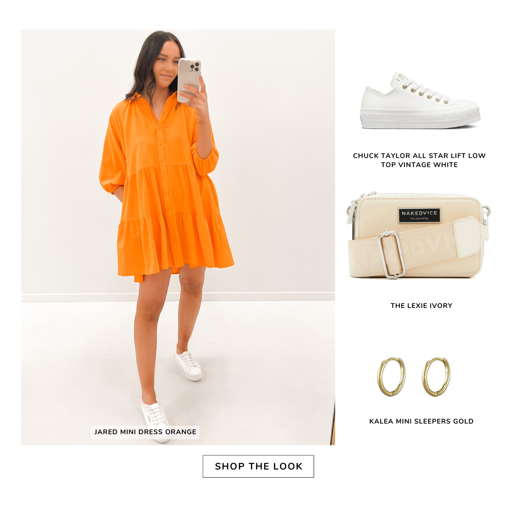 Jared Mini Dress Orange