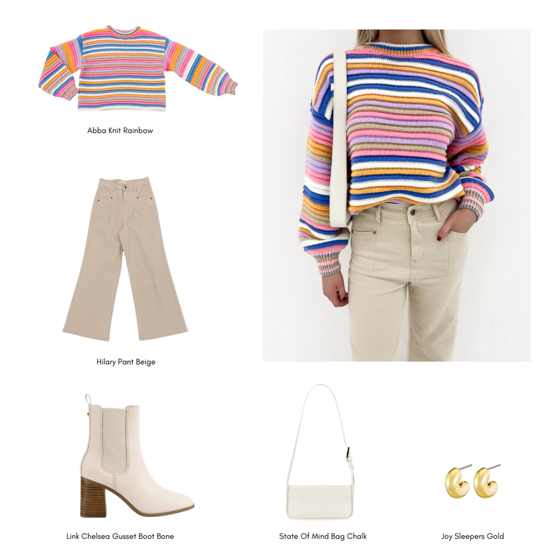 Styling the Abba Knit Rainbow