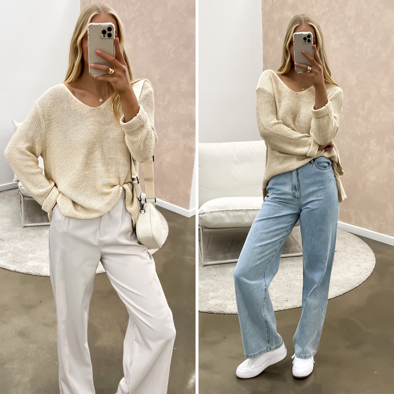 Jorja Knit Beige