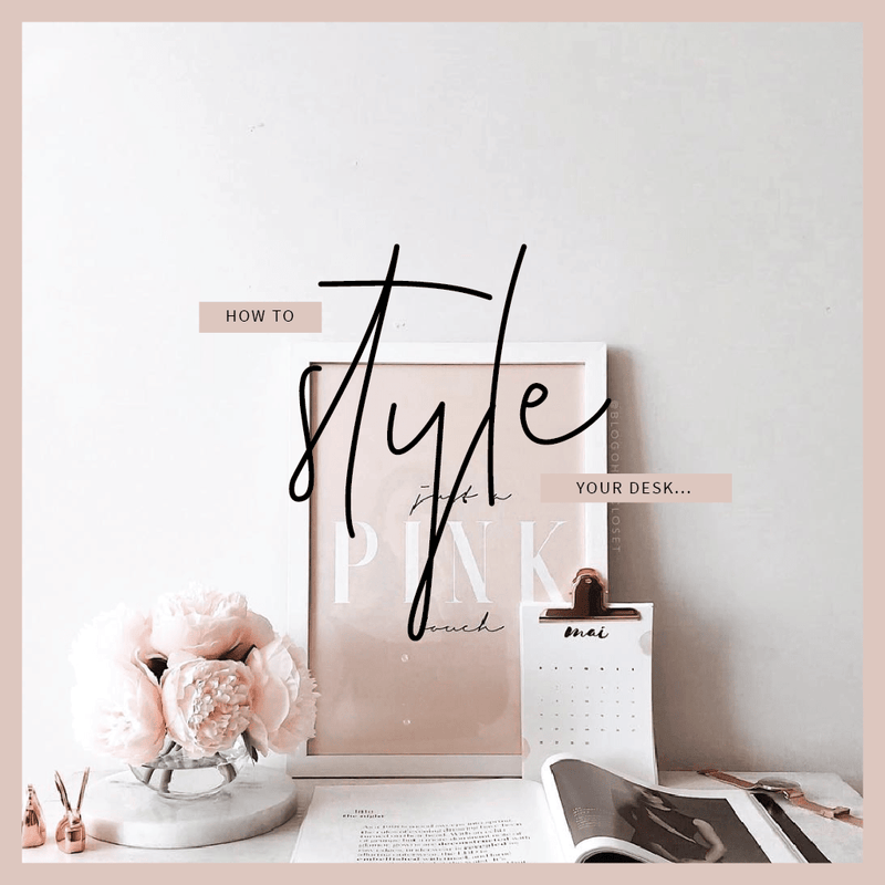 5 ways to add style to your desk!