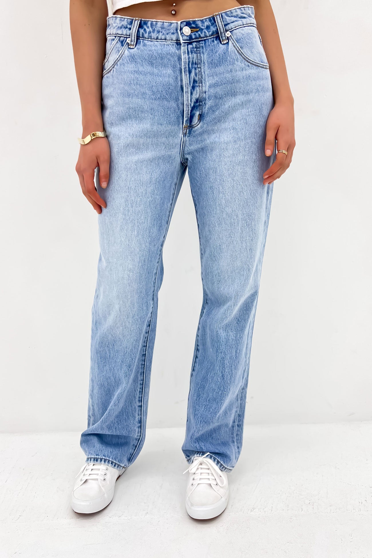 90s Relaxed Jean Faded Blue