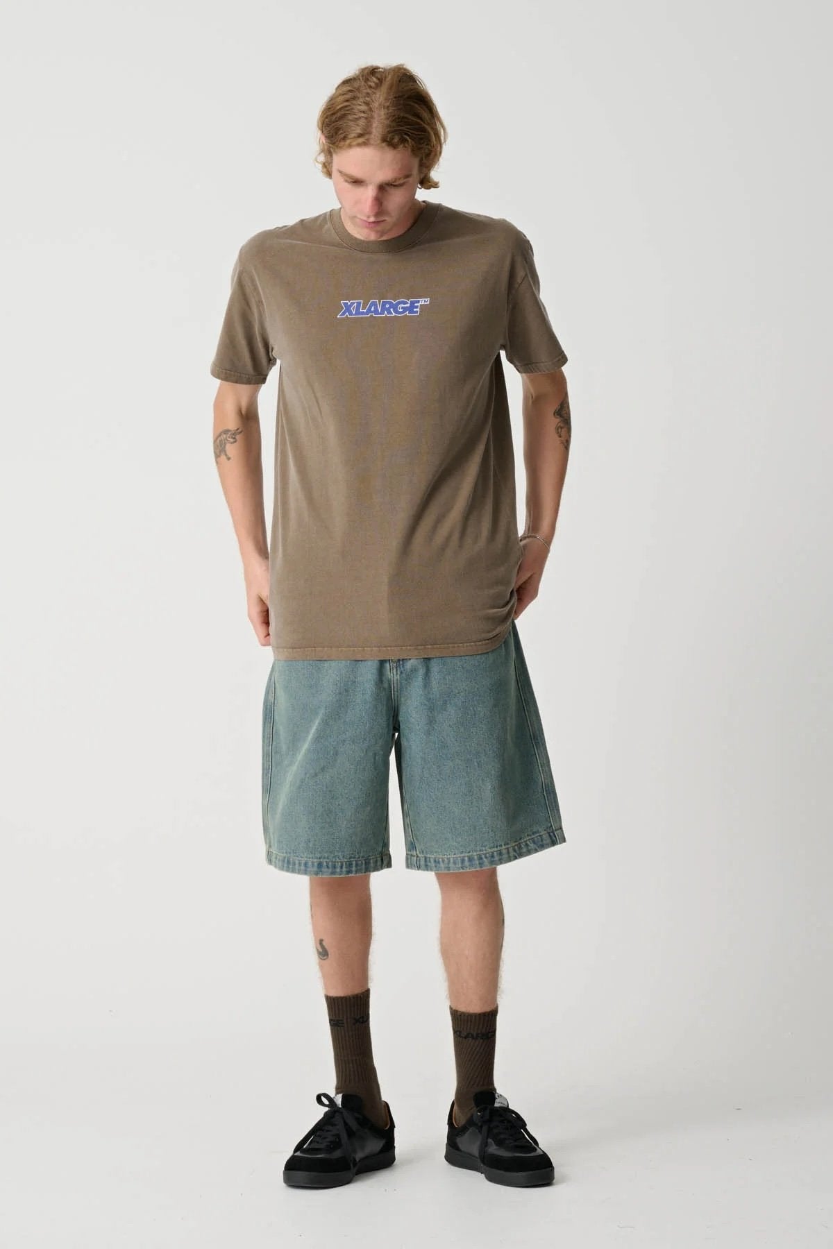 91 Key Italic OG Short Sleeve Tee Pigment Coffee