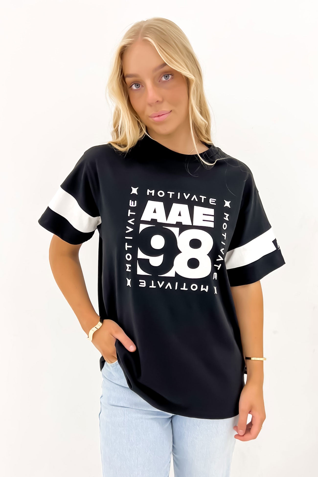 98 Oversized Tee Black