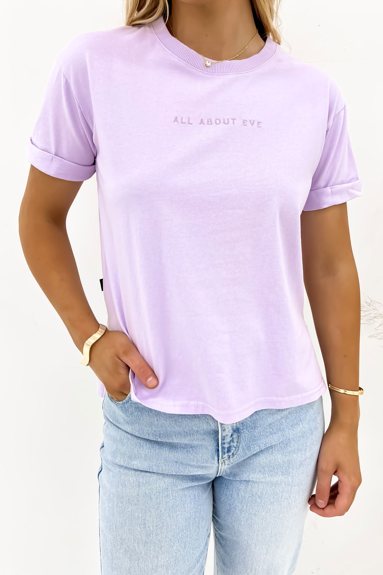 AAE Washed Tee Lilac