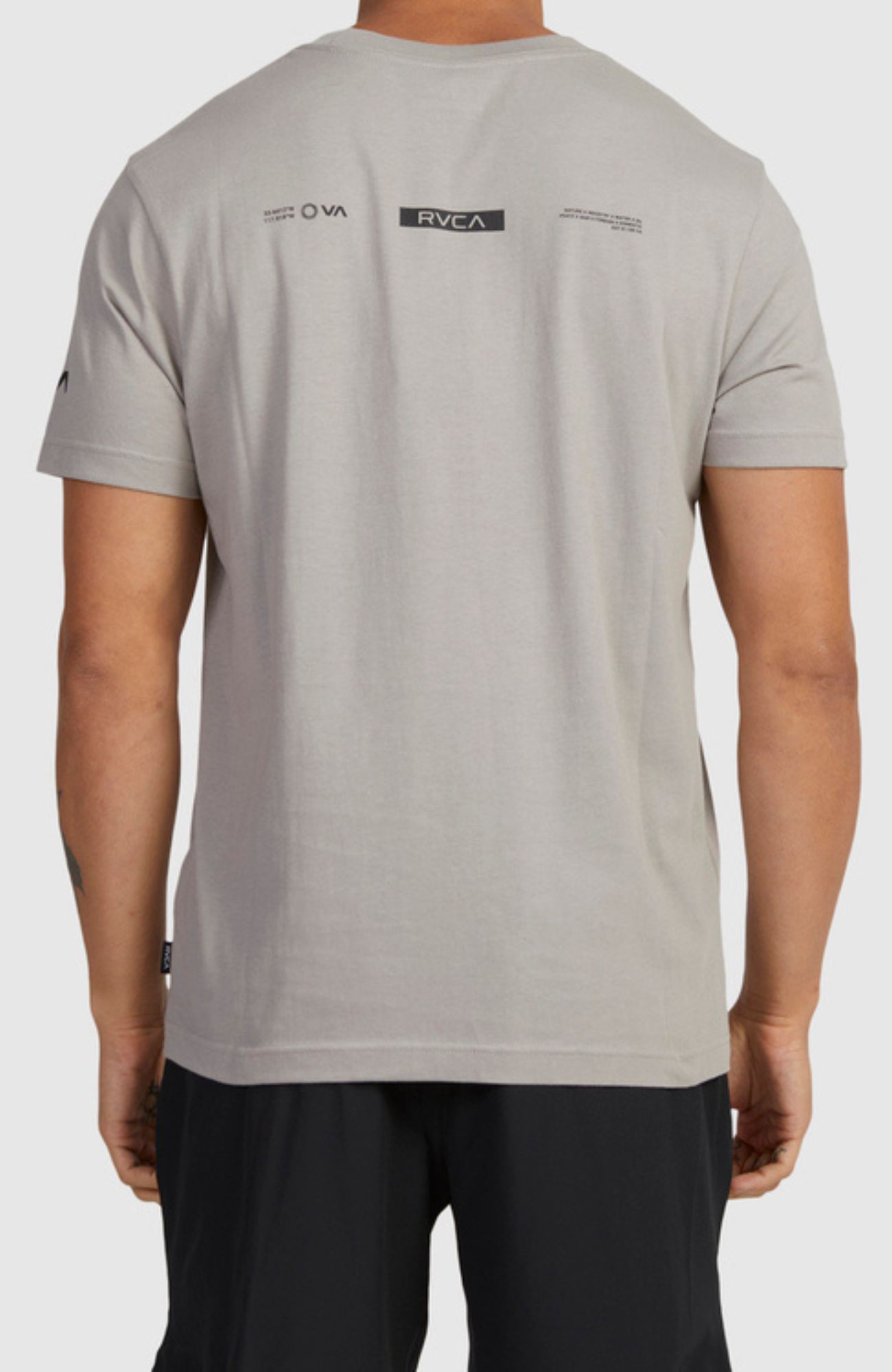 RVCA Vortex Short Sleeve Tee Overcast