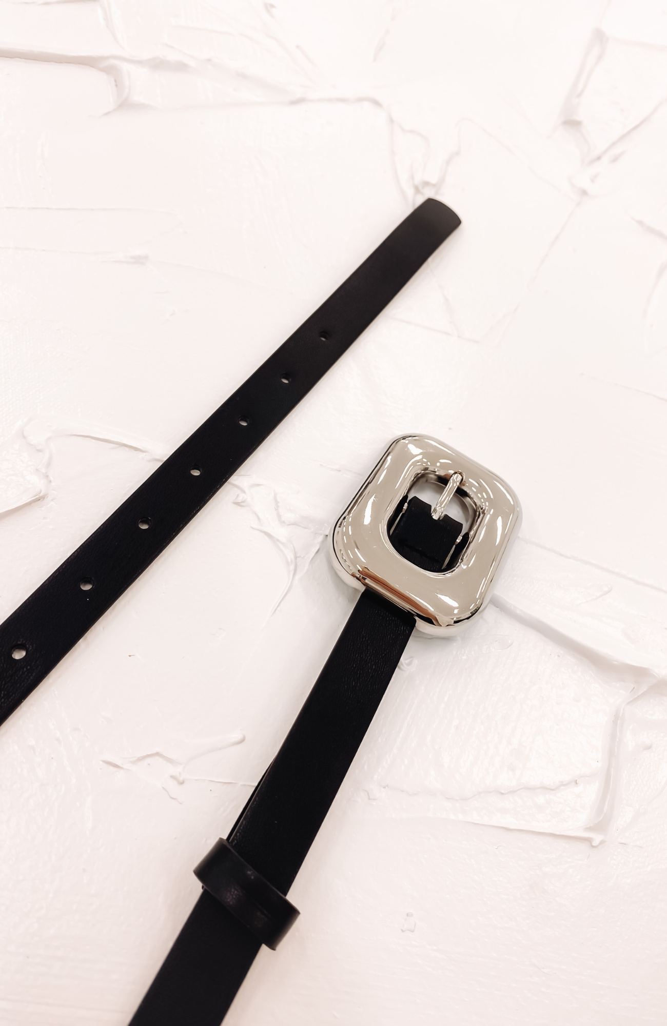 Kellie Belt Black Silver