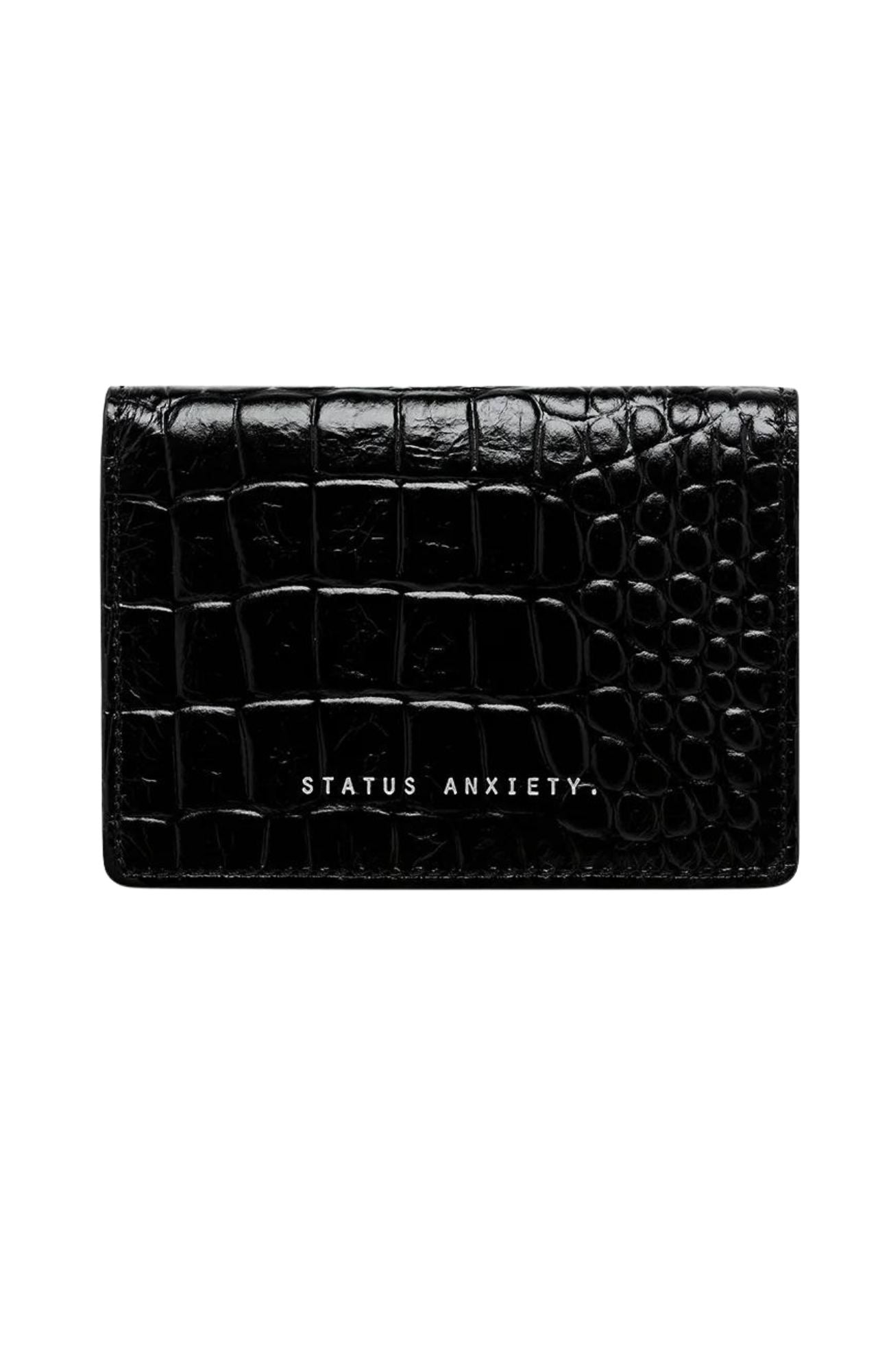 Easy Does It Wallet Black Croc Emboss