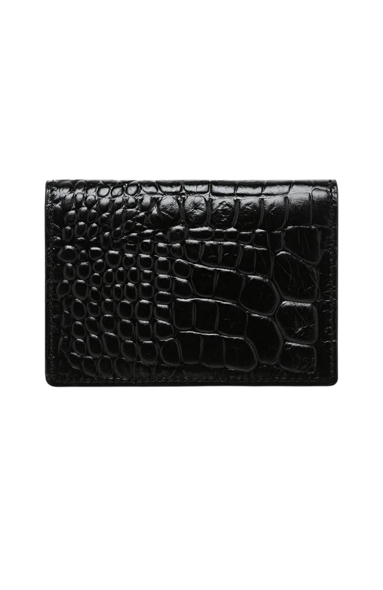 Easy Does It Wallet Black Croc Emboss