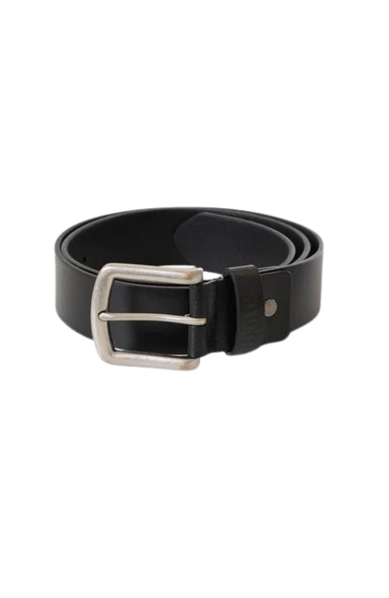 Thrills Leather Belt Black