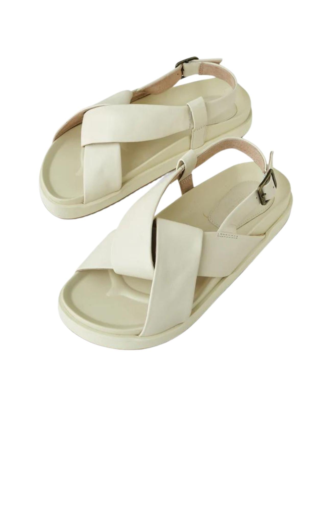 Mya Leather Sandal Vanilla