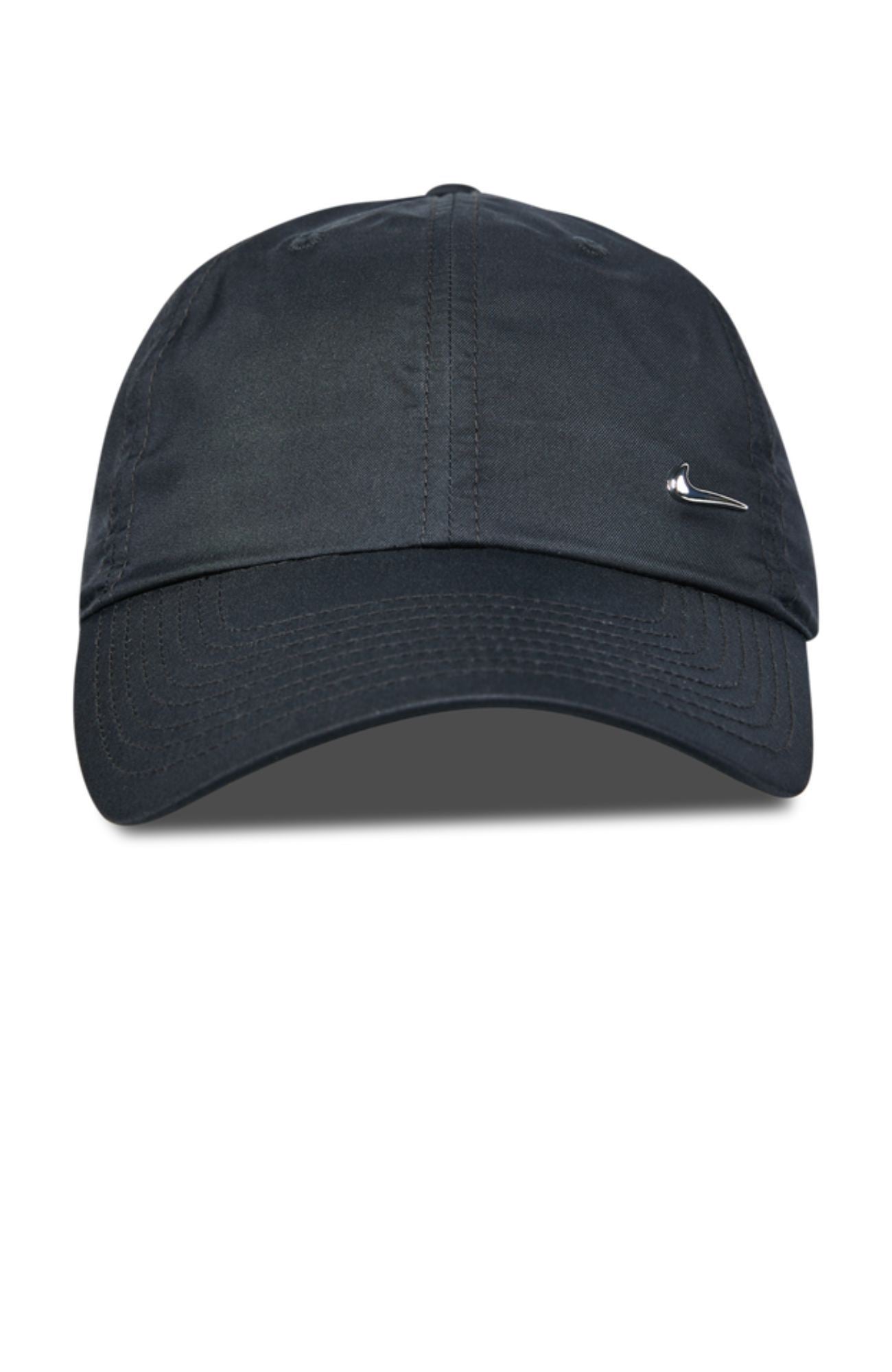 Nike Dri-FIT Club Unstructured Metal Swoosh Cap Black