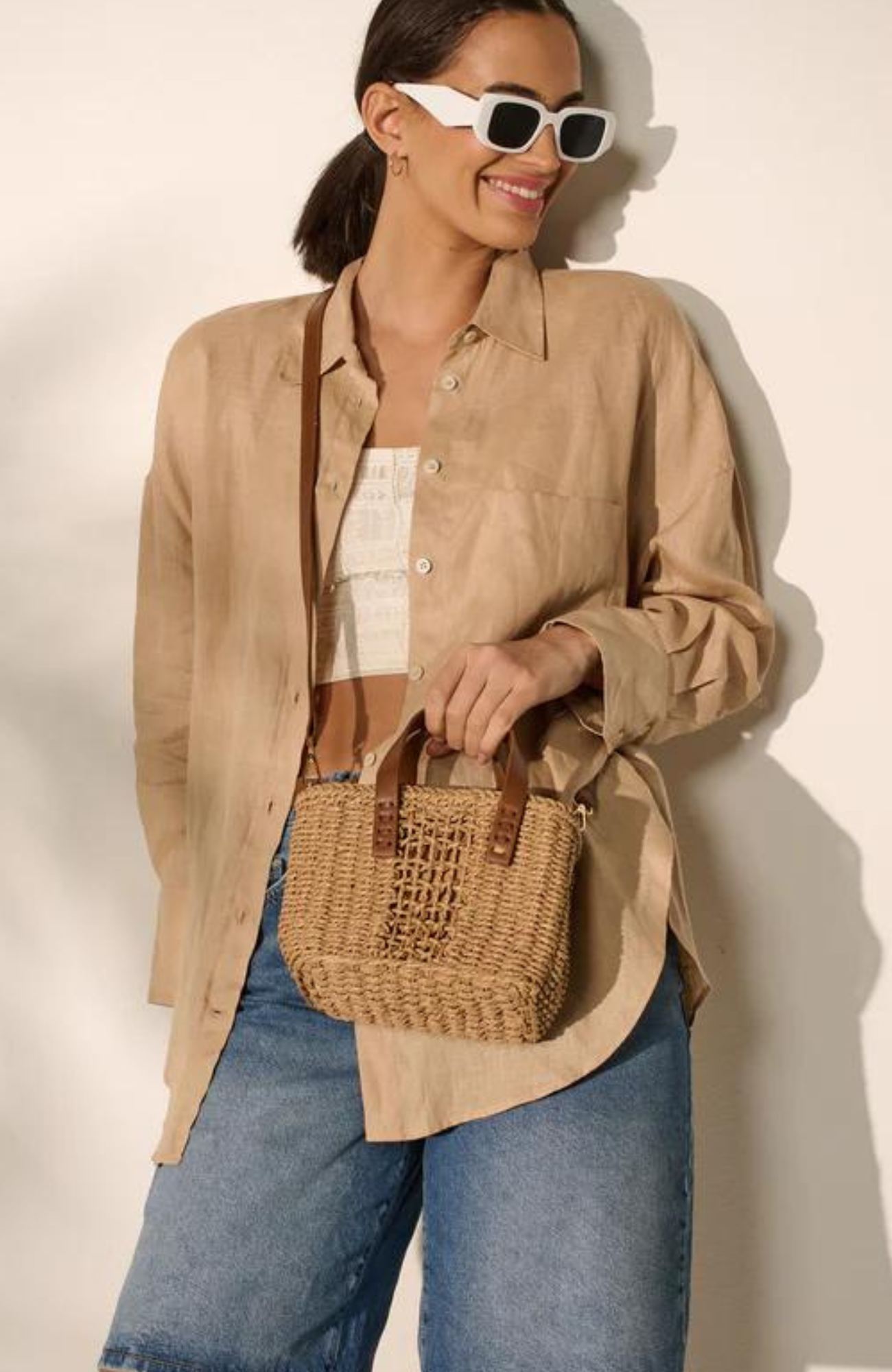 Mora Straw Bag Tan