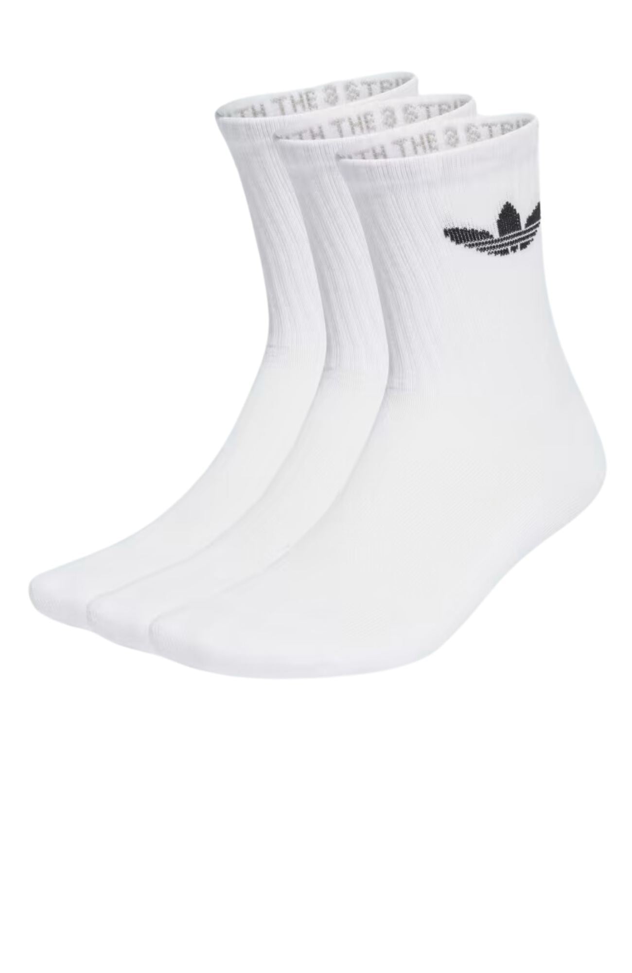 Tre Crew Cushioned Socks 3PK White