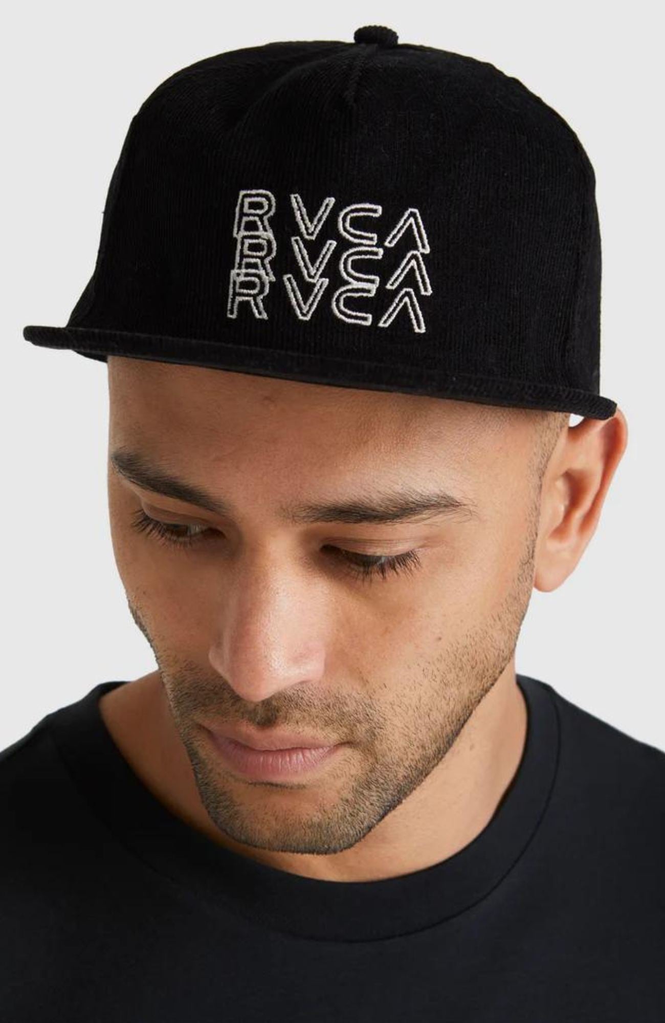 Stacked Snapback Washed Black