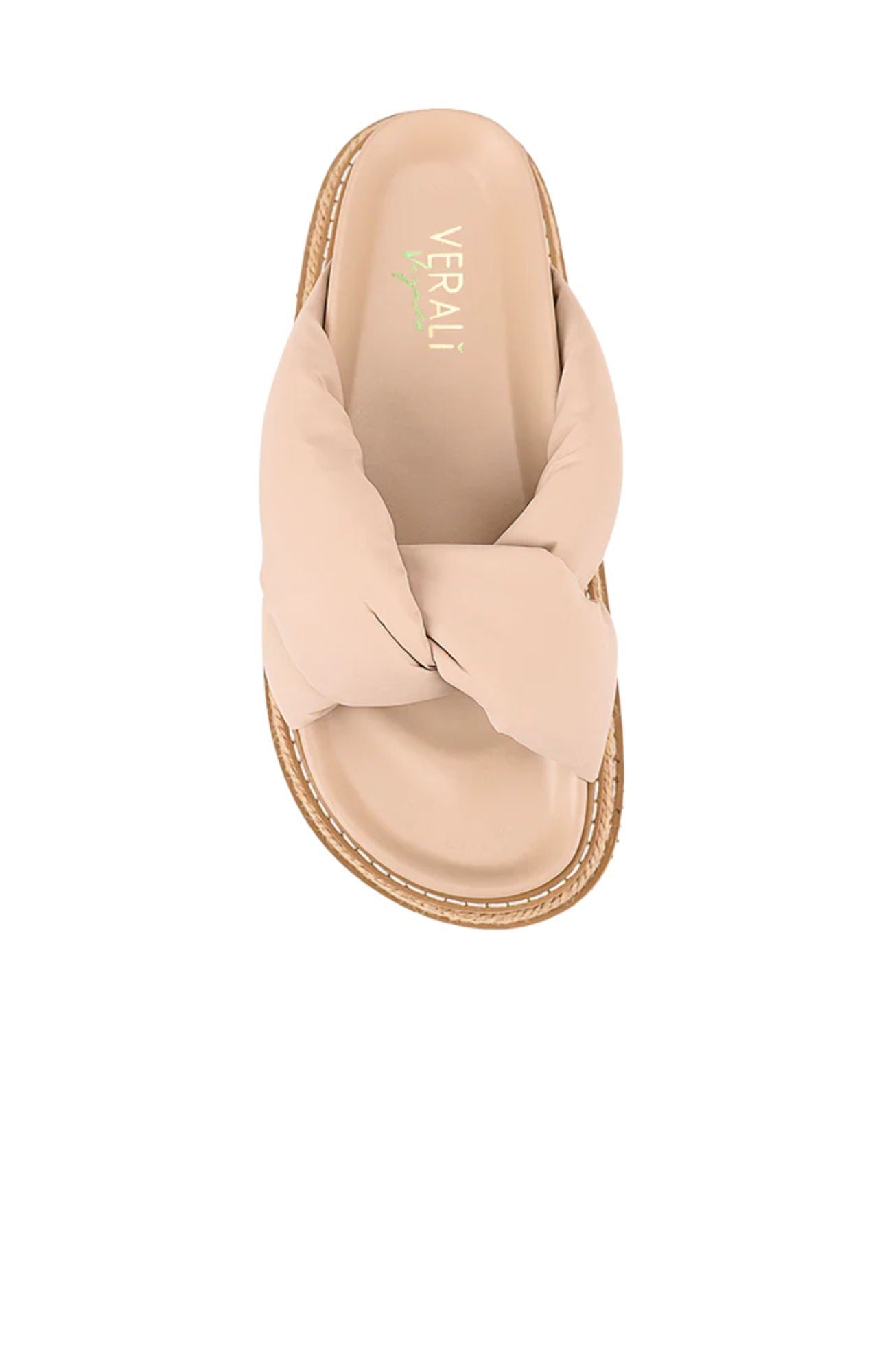 Thames Flatform Slides Stone Beige