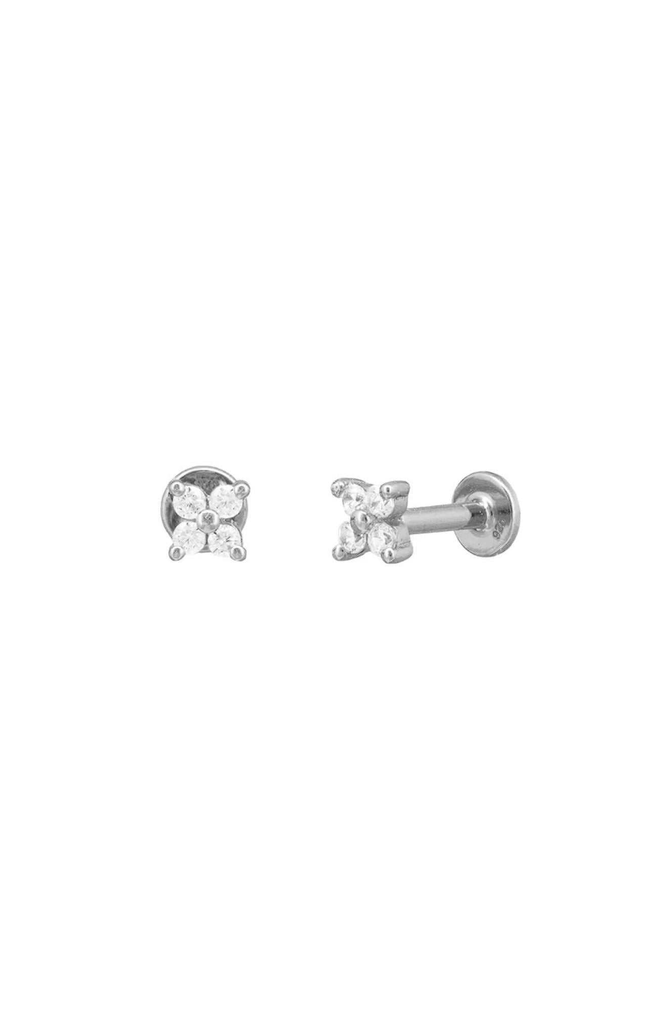 Diya Cartilage Earrings Sterling Silver