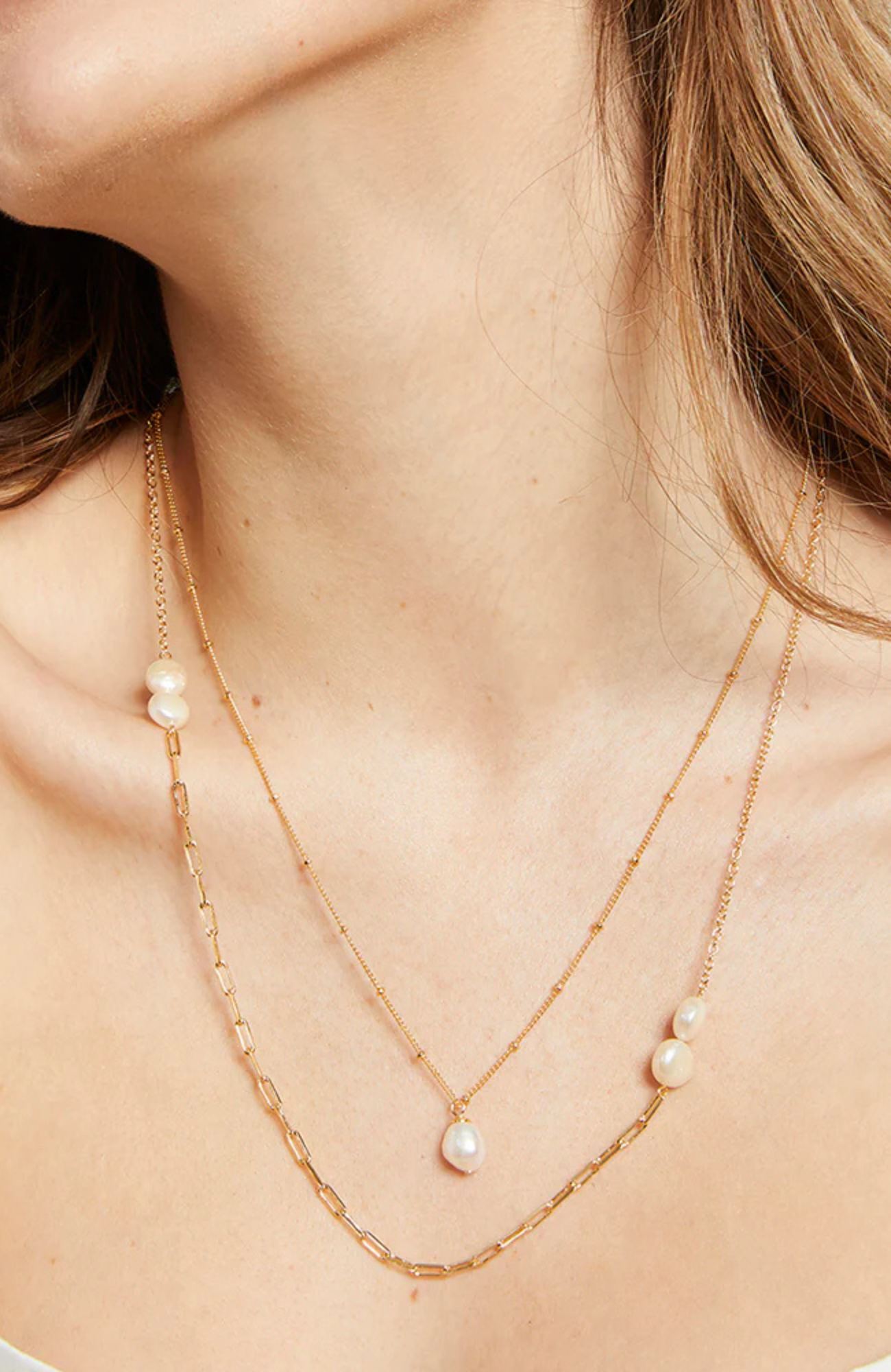 Rylee Necklace Pearl