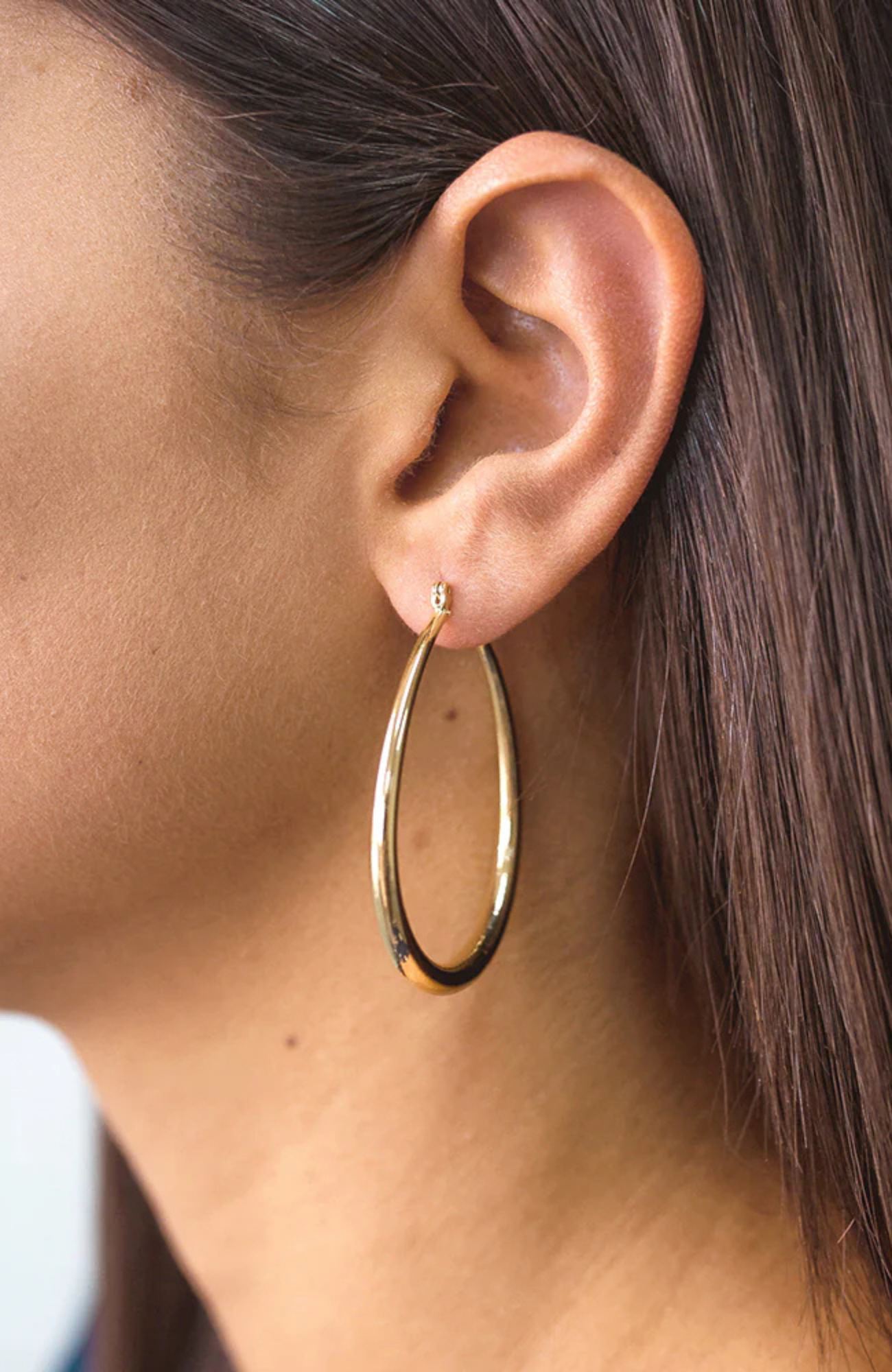 Lauren Hoop Earrings Gold