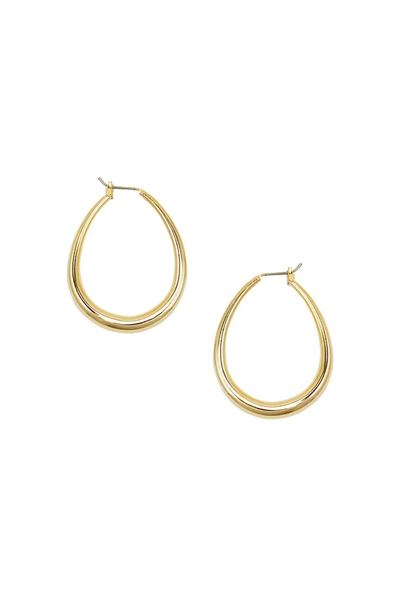 Lauren Hoop Earrings Gold