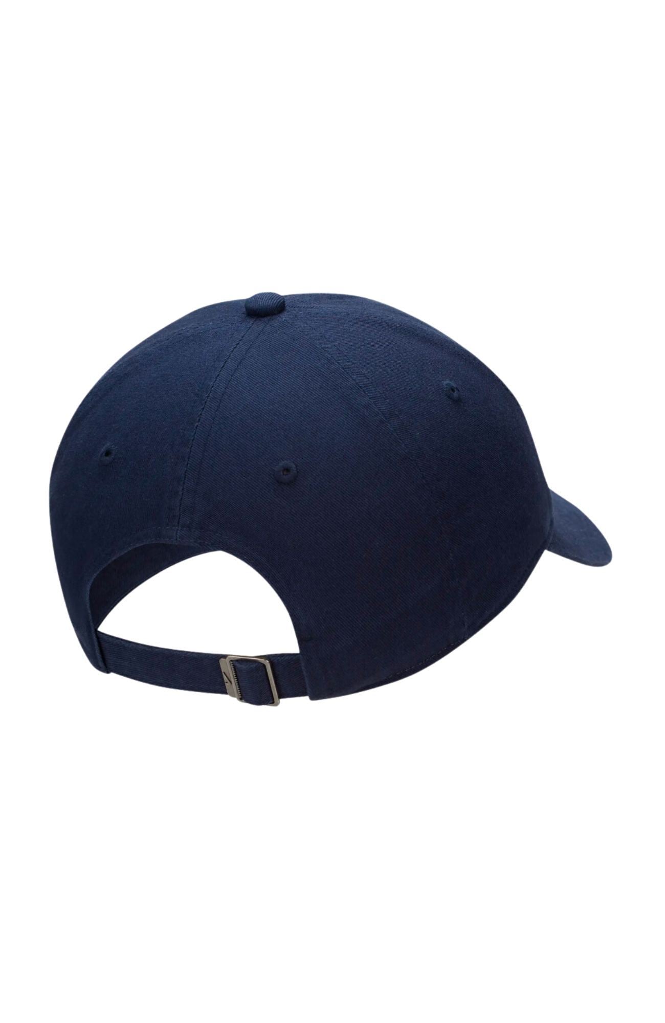 Nike Dri-FIT Club Unstructured Metal Swoosh Cap Midnight Navy