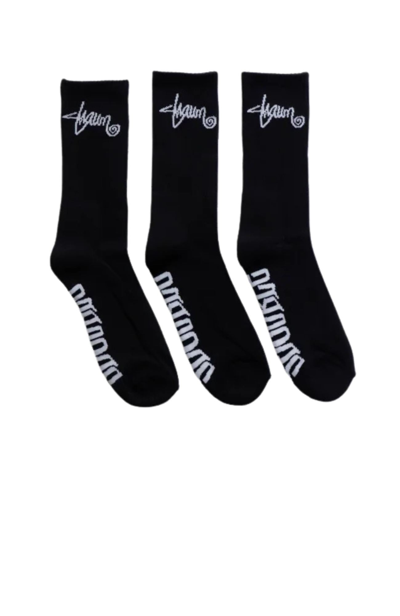 Standard Shaw Sock 3PK Black