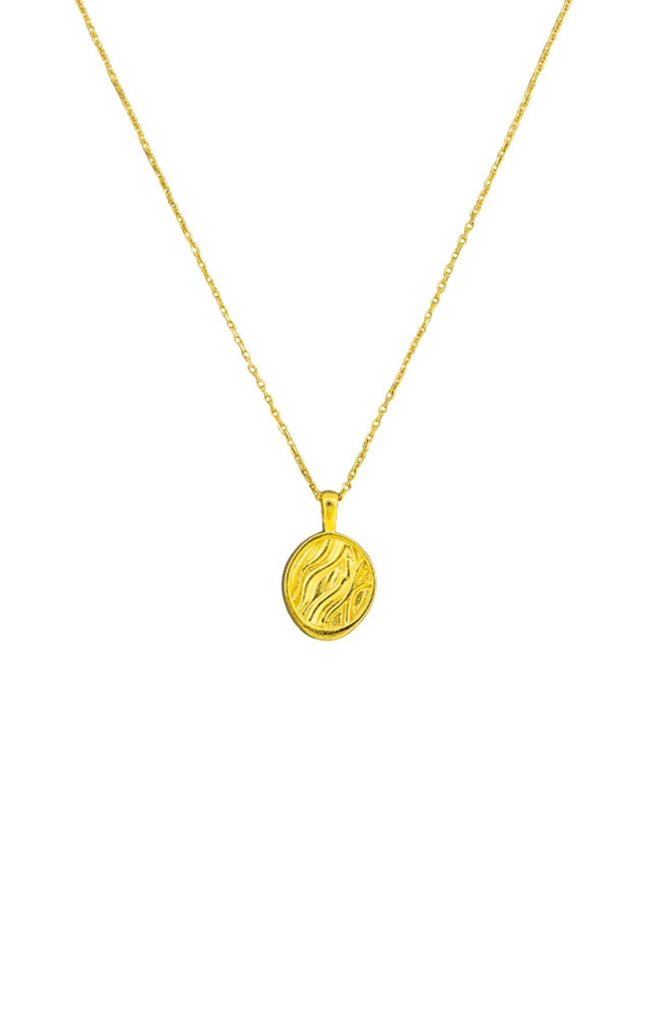 Citron Pendant Necklace Gold