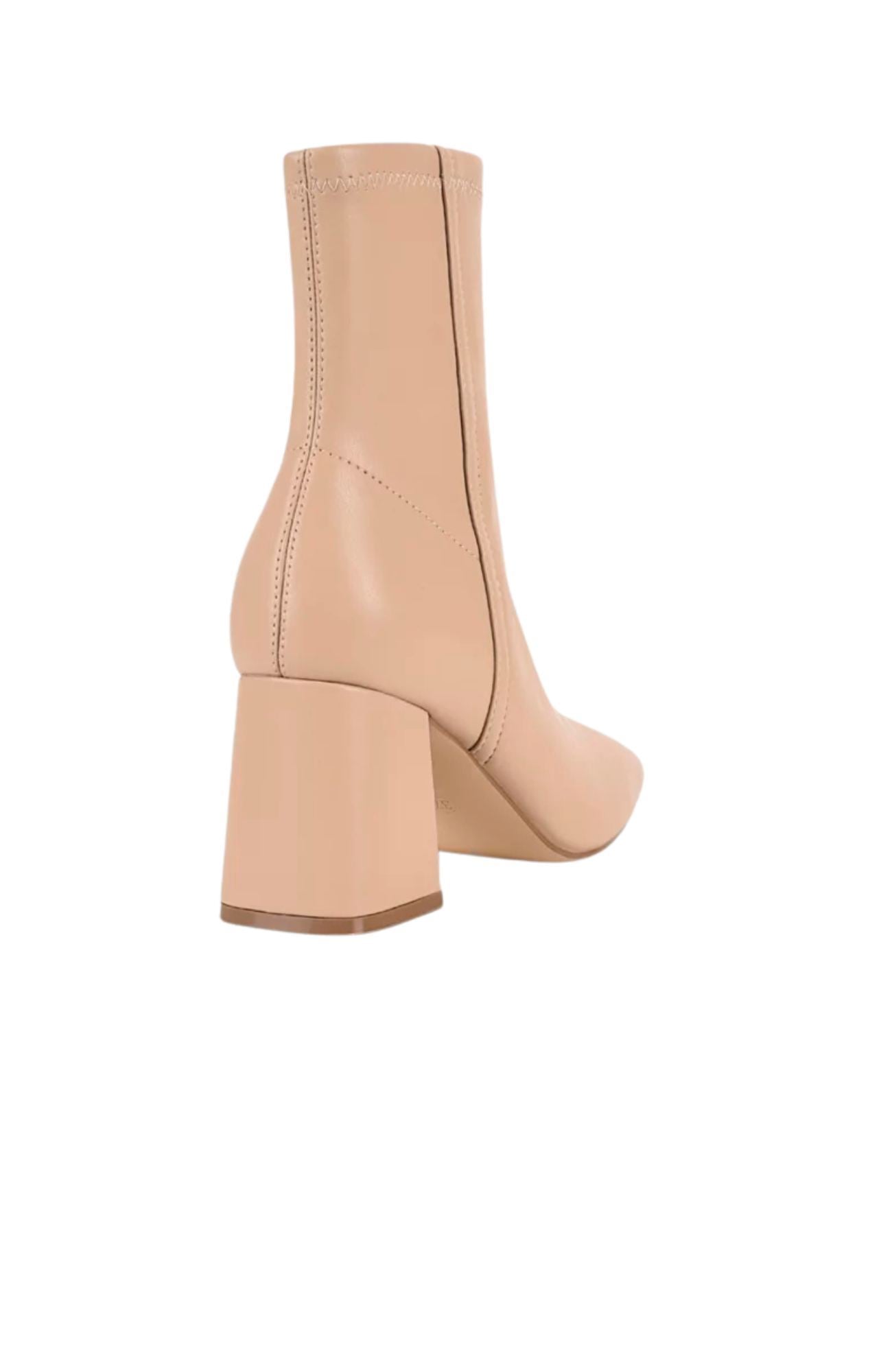 Lizzo Stretch Ankle Boot Beige Stretch