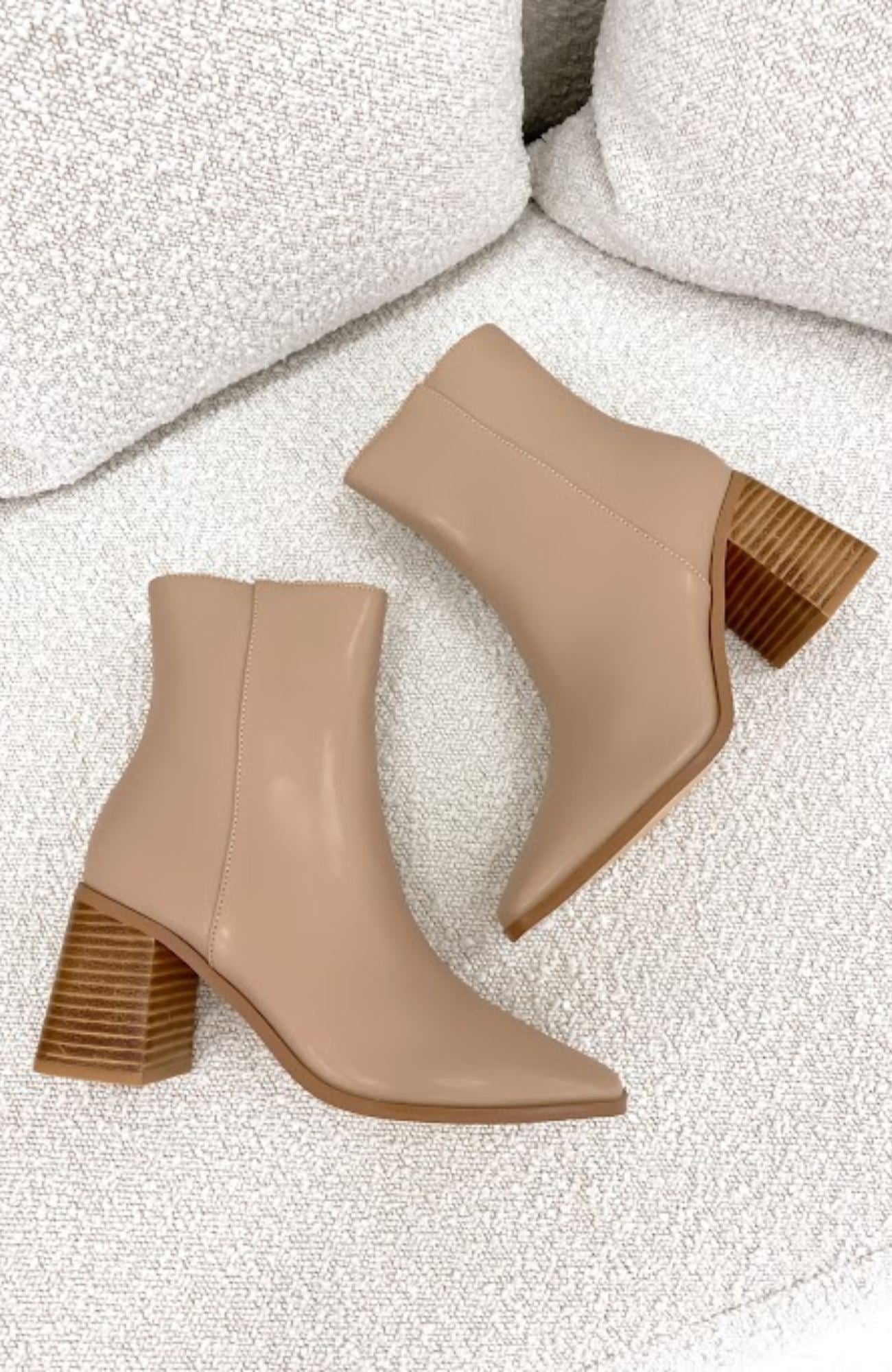 Liliah Ankle Boot Beige