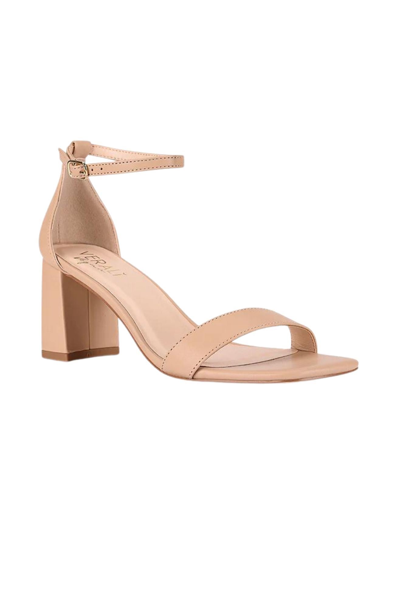 Neeka Block Heel Sandal Nude