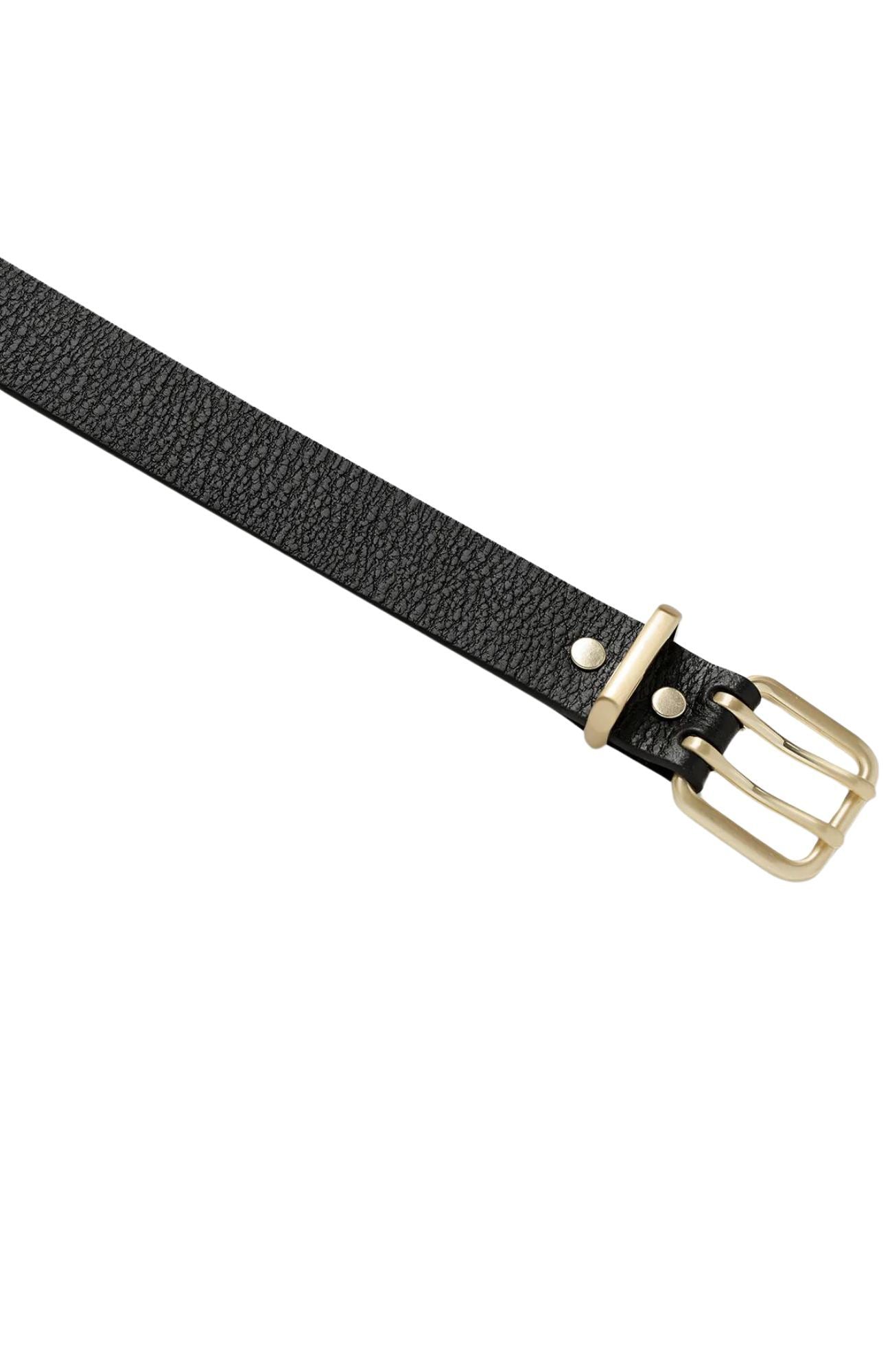 Barely Moving Belt Black Gold