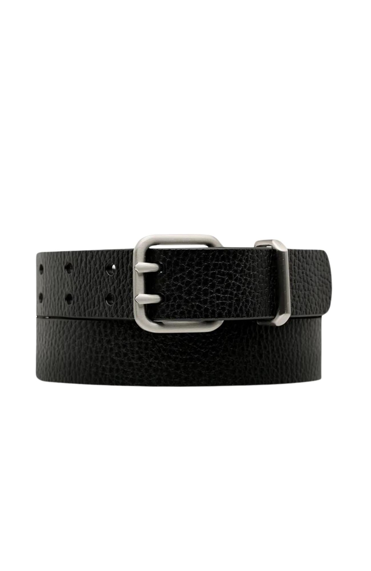 Barely Moving Belt Black Silver