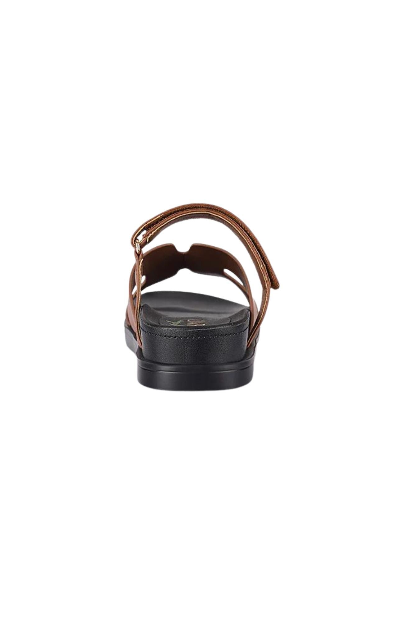 Oswald Footbed Slide Cognac