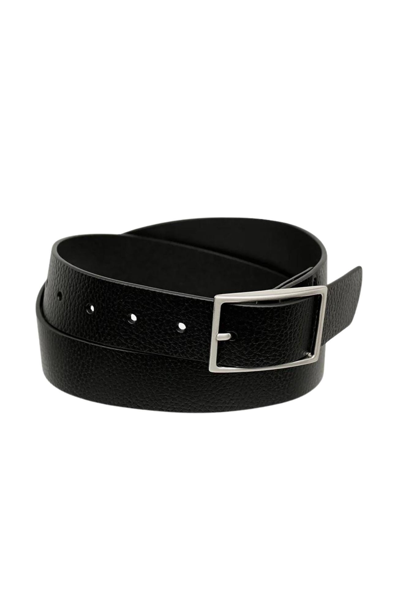 Getting Real Belt Black Silver