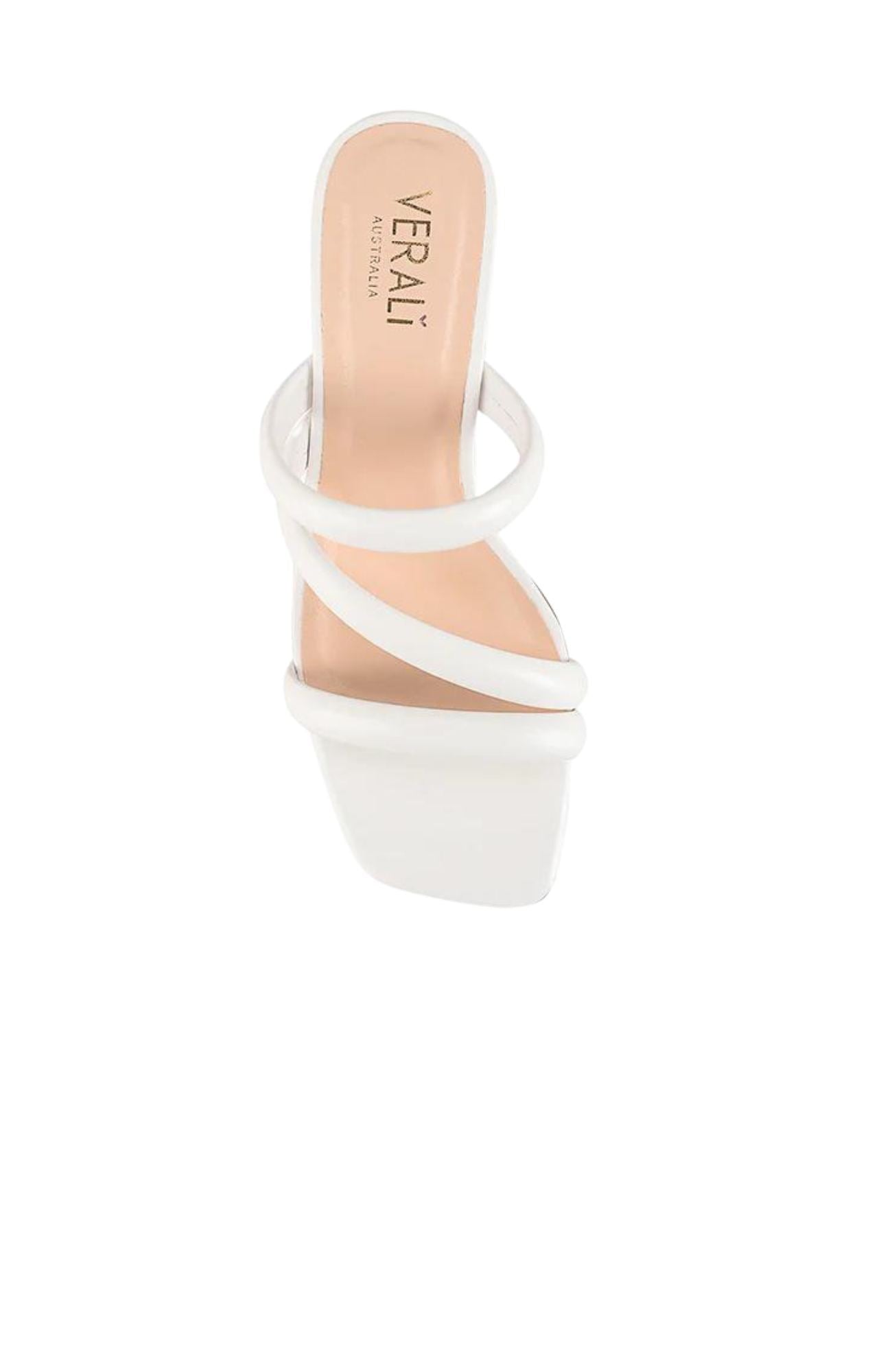 Naenae Block Heel Sandal White