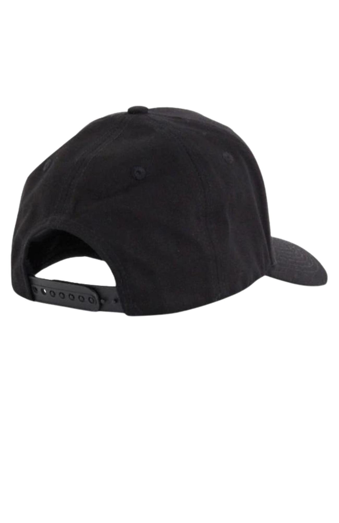 Sine 5 Panel Curved Peak Cap Jet Black