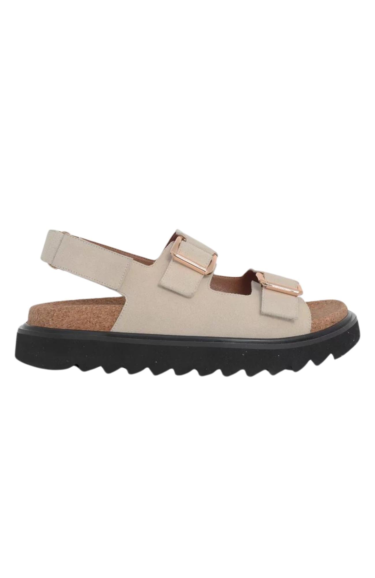 Tulum Sandal Off White Cow Suede