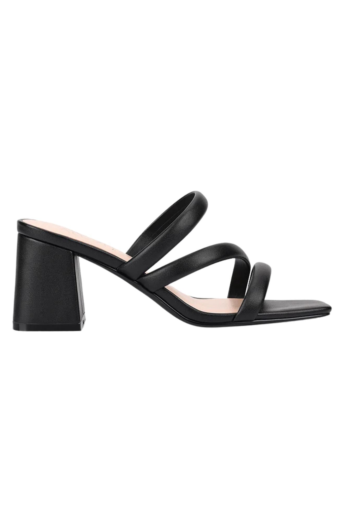 Stallone Block Heel Mules Black