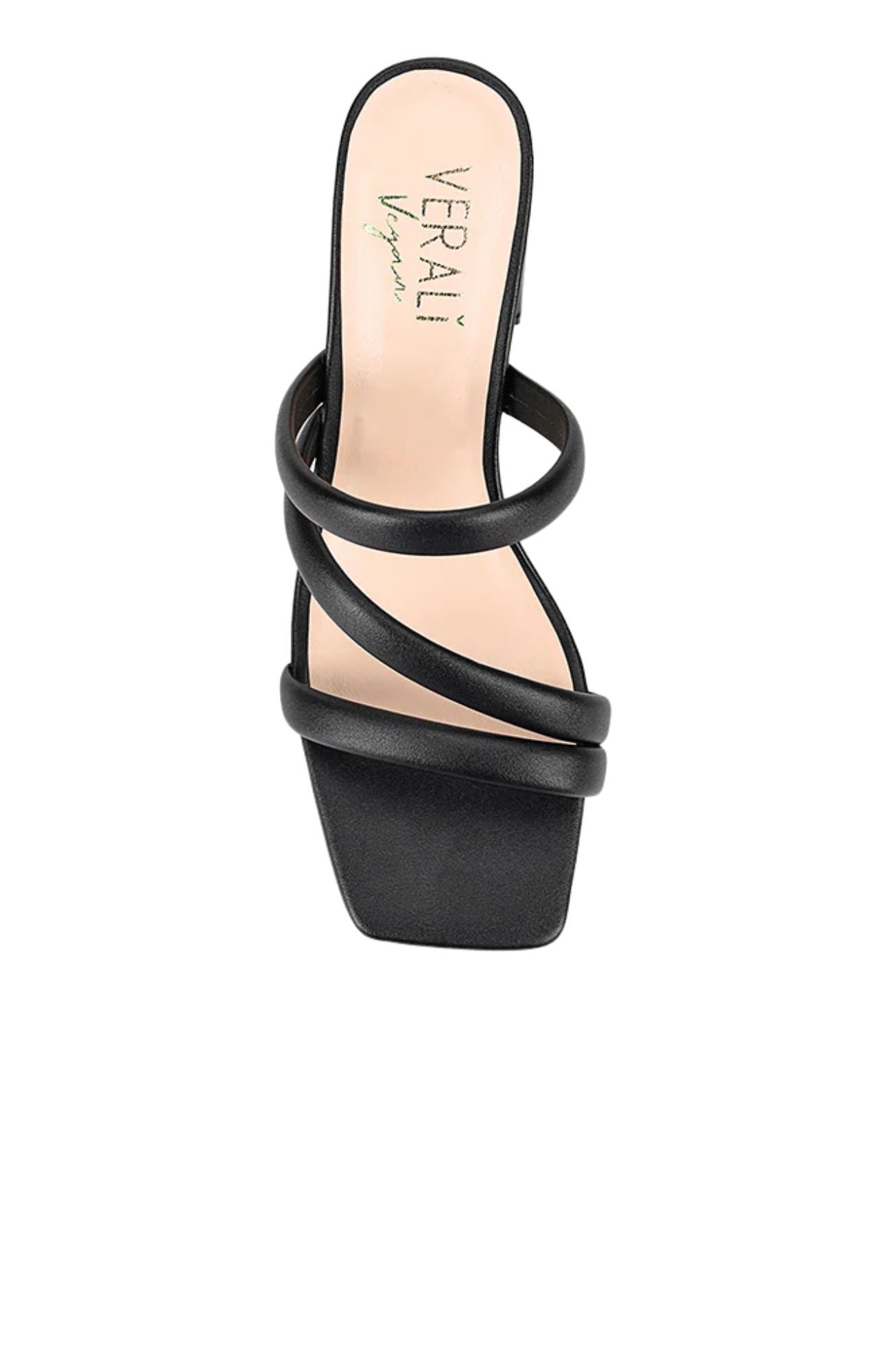 Stallone Block Heel Mules Black